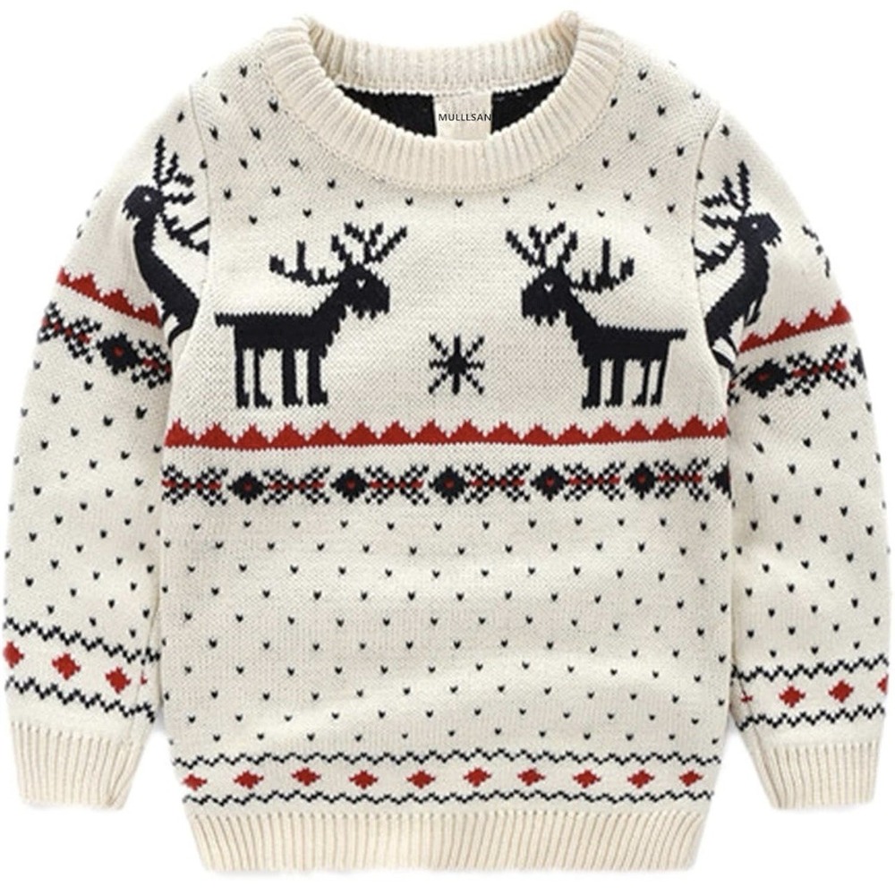Children's Fireplace Lovely Sweater For Christmas Best Gift